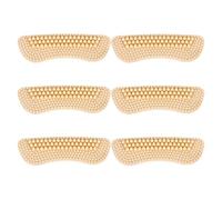 TIDTALEO 3 Pairs Silicone Heel Grips Self-Adhesive Heel Pads with Thin Thick and Extra Thick Cushions and Anti-Blister Comfort in Beige Suitable for Women’s Foot Care