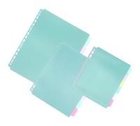 TIDTALEO 3 Sets Notepad Tabs Tabs Binder Book Markers with Assorted Color Pp Material Quick Reference Easy to Find Content Beautiful Creative Colored Design for Reports and Presentations