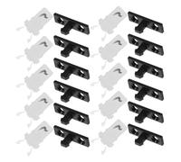 TIDTALEO 30 Set Trash Can Lock Buckles Replacement Push-Button Self-Locking Plastic Clips for Household Garbage Bin, No Tools Required, Maintain Cleanliness
