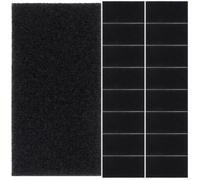 TIDTALEO 30 Sets of Black Double Sided Adhesive Strips Made of Nylon and Polyester for Mounting and Multi-Function Use in Home Decor and Organization