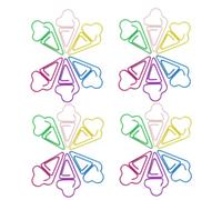 TIDTALEO 30pcs Ice Cream Shaped Metal Paper Clips Cute Fun Decorative Bookmarks for Organizing Documents in Office School and Home Random Color