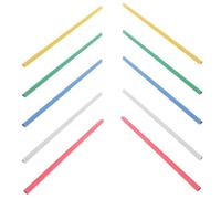 TIDTALEO 30Pcs Slide Binders Plastic Report Covers with Sliding Bars Heavy Duty Binding Clips Red Yellow Green Blue White for Classroom and Workplace Use