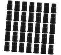 TIDTALEO 35pcs Small Caster Stem Sleeves Abs Wheel Socket Replacement Inserts for Swivel Castor Wheels Professional Furniture Accessories Compatible with Standard Rods