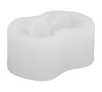 TIDTALEO 3D Bulldog Cake Mold for Baking, White DIY Cookie and Mousse Cake Mold, Party Dessert Silicone Baking Tool