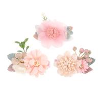 TIDTALEO 3pcs Flower Hair Clips for Artificial Floral Hairpins with Cloth Material and Flower Shape, for Photo Props and DIY Hairstyles on Special Occasions