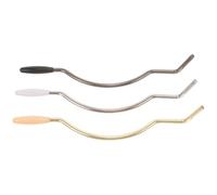 TIDTALEO 3pcs Single Tremolo Bar Curved Electric Guitar Whammy Arm with Built System Easy Control for Beginners Pros Stylish Gold Silver Black Colors