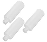 TIDTALEO 3pcs Travel Empty Bottles 400ml Pe Material White Refillable Containers with No Waste Dispensing Creams Feature for Business Trip and Travel
