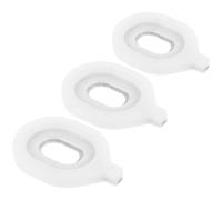 TIDTALEO 3pcs White Plastic Trumpet Replacement Washers for Instrument Repair, Enhances Sound Quality and Versatile, for Professional Musicians and Music Instrument Accessories