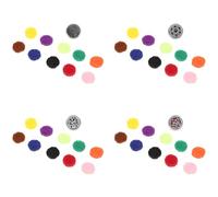 TIDTALEO 4 Sets Mini Aromatherapy Mask Essential Oil Diffusers, Alloy Material, Compact Design, Beautiful and Elegant Mask Breathers for Fresh Air Outdoors