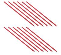 TIDTALEO 48pcs 2.0mm Red Carpenter Pencil Leads for Woodworking Marking, Precision Mechanical Refill for Construction, Metal, Glass, and Drafting Use Random Color