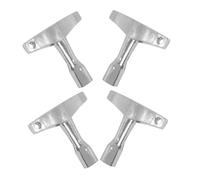 TIDTALEO 4pcs Drum Keys Aluminum Alloy Drum Tuning Wrench for Beginners and Professionals Compact Lightweight Snare and Head Adjuster Essential Percussion Accessory