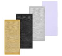 TIDTALEO 4pcs Small Letter Stickers Lowercase Alphabet Design, Waterproof PVC Material, Assorted Colour for Scrapbooking and Craft Projects, Self-Adhesive Letter Stickers for Resin and Wall