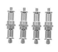 TIDTALEO 4pcs Stainless Steel to Camera Spigot Adapter Screws Compact Lightweight Mounting Converter for Flash Light Stand with Load Capacity