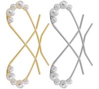 TIDTALEO 4pcs U Shaped Hairpins for Buns with Smooth Surface Alloy Material Vintage Style Hair Pins for Women Wedding Dinner and Work