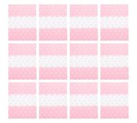 TIDTALEO 500pcs Pink Lace Sugar Wrapping Paper for Nougat Candy Baking Food Grade Paper Material Red Colour for Memory Albums and Decoration Premium Quality