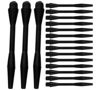 TIDTALEO 50pcs Black Nylon Titanium Dart Stems with Rounding the Tip and Reduce Bounce Outs Features, Sturdy Outdoor Shafts Stems for Darts Play