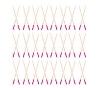 TIDTALEO 50pcs Cuticle Sanding Tools Wooden Cuticle Pusher Sticks Dual-Ended Disposable Pusher Compact Wood Material for DIY Manicure on The Go