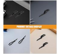 TIDTALEO 5pcs Fire Alarm Glass Break Reset Keys for Emergency Stop Push Button Switch, Black, Safety Reset Tool for Security Systems and Emergency Door Release