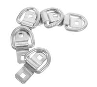 TIDTALEO 5Pcs Metal D Ring Tie Down Anchors Heavy Duty for Trailer and Truck Cargo Optimized Locking Mechanism for Speedy Loading