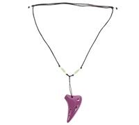 TIDTALEO 6-hole Mini Ocarina Musical Instrument for Beginners, Creative Purple Ceramic Ocarina with Random Color Necklace, Portable Folk Wind Instrument for Travel and Music Practice