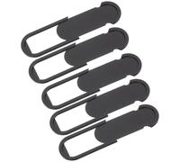 TIDTALEO 6pcs Black Webcam Cover Slider for Laptop Privacy, Abs Material, Easy to Use, Does Not Interfere with Webcam Usage, for Online Meetings and Video Calls