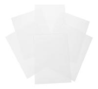 TIDTALEO 6pcs Cuttable Water Soluble Embroidery Stabilizer Sheets Made of Non-Woven Fabrics, Convenient Portable Embroidery Backing for DIY Hand Tools and Creative Applications
