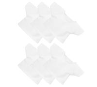 TIDTALEO 6pcs White Cotton T Shirt for Plush Bear Dolls round Neck and Short Sleeve, Comfortable and Flexible Outfit for Daily Role Playing