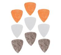 TIDTALEO 9pcs Felt Ukulele Picks with Slip Ergonomic Design Noise Reducing Plectrums for Sound Comfortable Grip Compact Travel Friendly for Ukulele Players