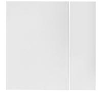TIDTALEO A5 White Paper Binder Covers 100 Sheets Document Presentation Covers Binder Sheet Protectors Office School Supplies for Report and Contract Files