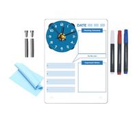 TIDTALEO Acrylic Memo Writing Board Planning Board Desktop Reusable Erasable Not Easy to Break No Battery Included for Efficient Time and Task Management