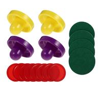 TIDTALEO Air Hockey Pucks Replacement Accessories and Pushers Air Hockey Table for Abs Material at Home