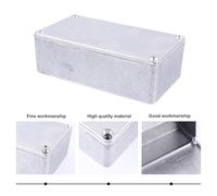 TIDTALEO Aluminum Guitar Effects Case Stomp Box Enclosure Metal DIY Pedal Housing Easy to Paint Drill and Assemble for Music Creators