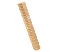 TIDTALEO Aluminum Mezuzah Judaica Holder Golden 12.5cm Elegant Modern Nohole Design Easy Adhesive Installation Symbol of Tradition and Blessing for Home Entryway