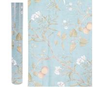 TIDTALEO American Pastoral Style Floral Peel and Stick Wallpaper 3D Vintage Self-Adhesive Removable Wall Decal for Living Room and Furniture