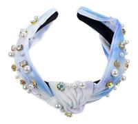 TIDTALEO and Stylish Hairband with Knot Design Lightweight Velour Wide Headband and Decoration to Decorate Hairstyle for Women for Holidays and Party Use