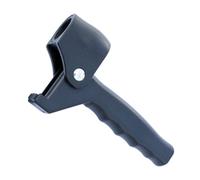 TIDTALEO Anti-skid Walking Stick Handle with Humanized Groove Shape Design, Easy to Clean Black Plastic Crutch Hand Grip Suitable for 22mm Tube Diameter, for Elderly Mobility Aid
