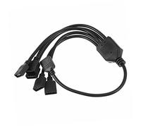 TIDTALEO Argb Sync Line to Splitter Cable for Computer Led Strips Rgb Splitter Extension Wire Ways Connector for Case Lighting