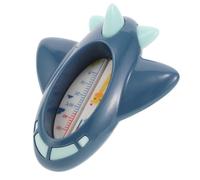 TIDTALEO Bath Temperature Thermometer for Newborns and, Waterproof Liquid Water Gauge with Display, Navy Airplane Design for Safe Bathing at Home