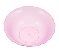 TIDTALEO Beauty Salon Frosted Plastic Wash Basin Purple Scalloped Edges Unique Edge Design for Face Washing and Applying Face Masks Suitable for Personal Travel and Skincare Routines