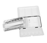 TIDTALEO Black Metal Watercolour Box with Compartments for Artists