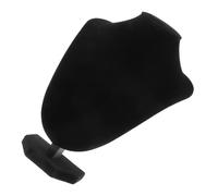 TIDTALEO Black Velvet Shaped Necklace Display Stand High Scratch Resistant Jewelry Mannequin Organizer for Selling and Personal Use Stylish Chain Holder Bust