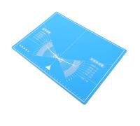 TIDTALEO Blue PVC Eyeglass Frame Adjustment Board with Multi Angle Guide Precise and Non-Slip Repair Tool for Metal and Eyeglass Frames for Optical Repair