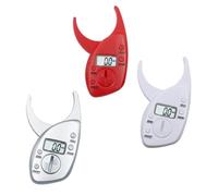 TIDTALEO Body Fat Caliper Clip with LCD Display, Practical Plastic Fat Measuring Tool for Fitness Use, Accurate Measurement Range 0-50mm, Resolution 0.1mm, Portable and Easy to Use