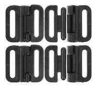 TIDTALEO Bra Front Closing Clasps 12mm Size 100 Sets Black Easy to Replace and Repair, Convenient Front Closure for Underwear Accessories for Breastfeeding Bras