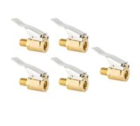 TIDTALEO Brass Tire Connector Air Pump Clips Suitable for 8mm Diameter Pore 5pcs with Efficient Copper Material and Convenient Installation for Car Tyre Inflation