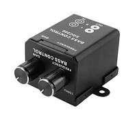 TIDTALEO Car Amplifier Gain Level Control Remote Volume Adjustment Knob Black Plastic Metal Casing Chipset Sturdy Audio Remote Level Control for Car Speaker Bass