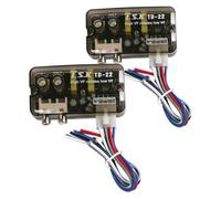 TIDTALEO Car Audio High to Low Level Converter with Quick One-Button Control, Line Input Adapter for Small Speakers and Amplifiers, ABS Build Random Color