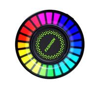 TIDTALEO Car Vent Clip Car Fragrance Diffuser with Rgb Voice-Activated LED Ambient Light for Interior Aromatherapy and Fatigue Relief Easy Installation