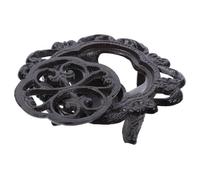 TIDTALEO Cast Iron Tea Light Teapot Warmer Stand, Stable and Easy to Clean Iron Candle Holder for Tea Ceremony and Patio Use, Vintage Rustic Style, Suitable for Coffee and Milk Heating