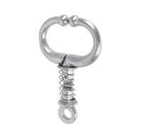 TIDTALEO Cattle Nose Pliers Cow Nose Rings Stainless Steel Thickened Steel Safe Pulling Tool Silver for Farmers Livestock Handling